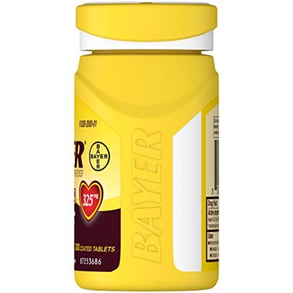 Genuine Bayer Aspirin  325mg Coated Tablets  300ct