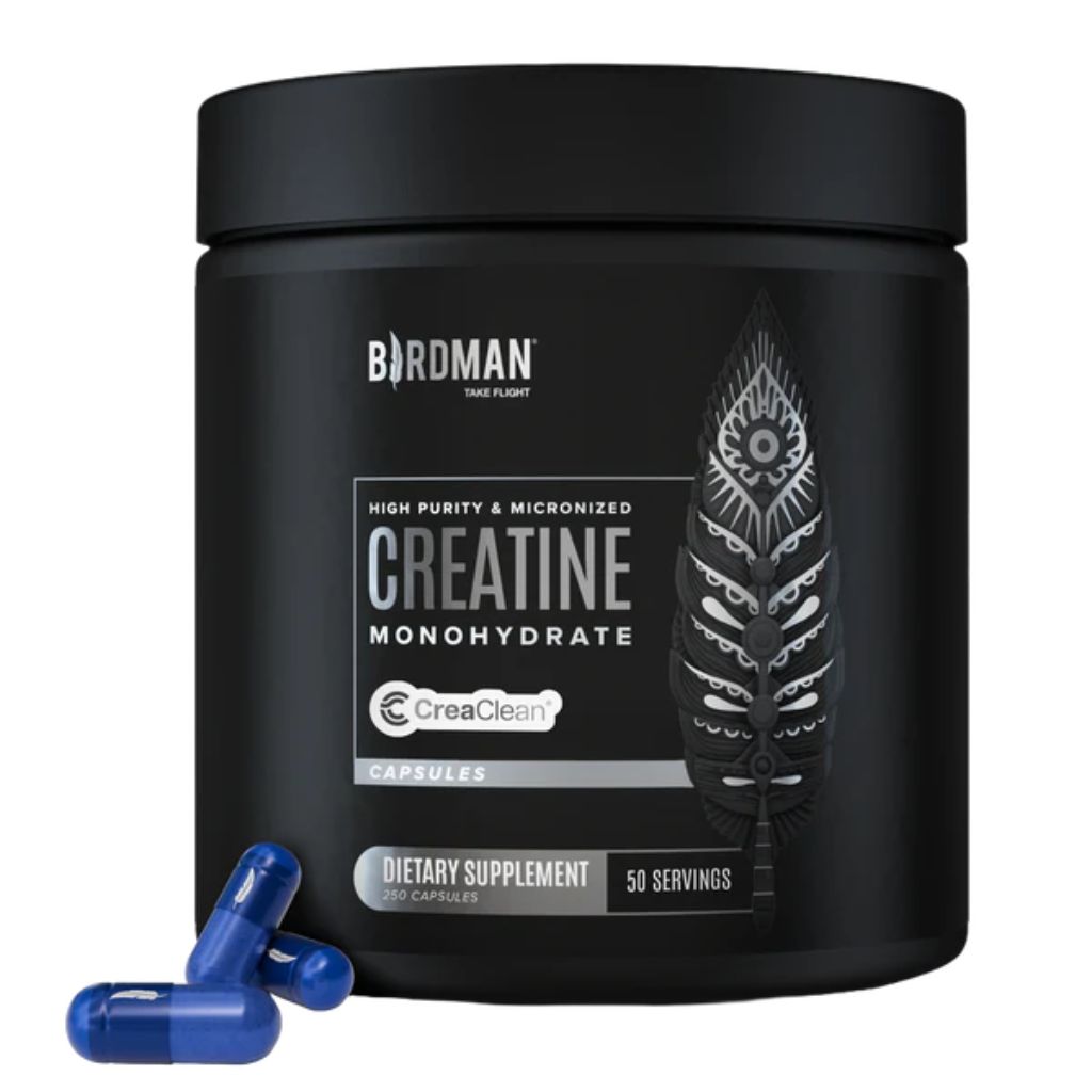 High-Purity Micronized Creatine Monohydrate in Capsules - 250 Capsules