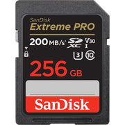 SanDisk 256GB Extreme PRO SDXC UHS-I Memory Card -Dark gray/Black