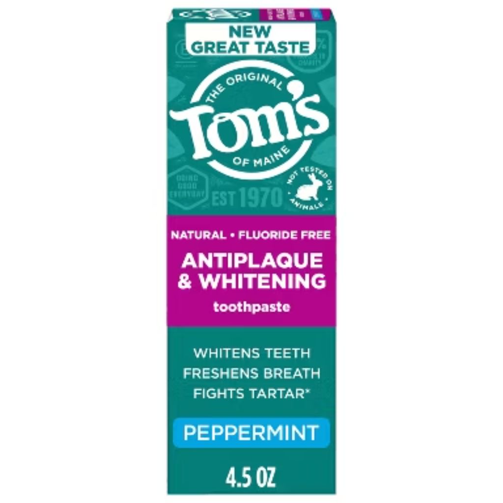 Tom's Of Maine Antiplaque & Whitening Toothpaste, Peppermint
