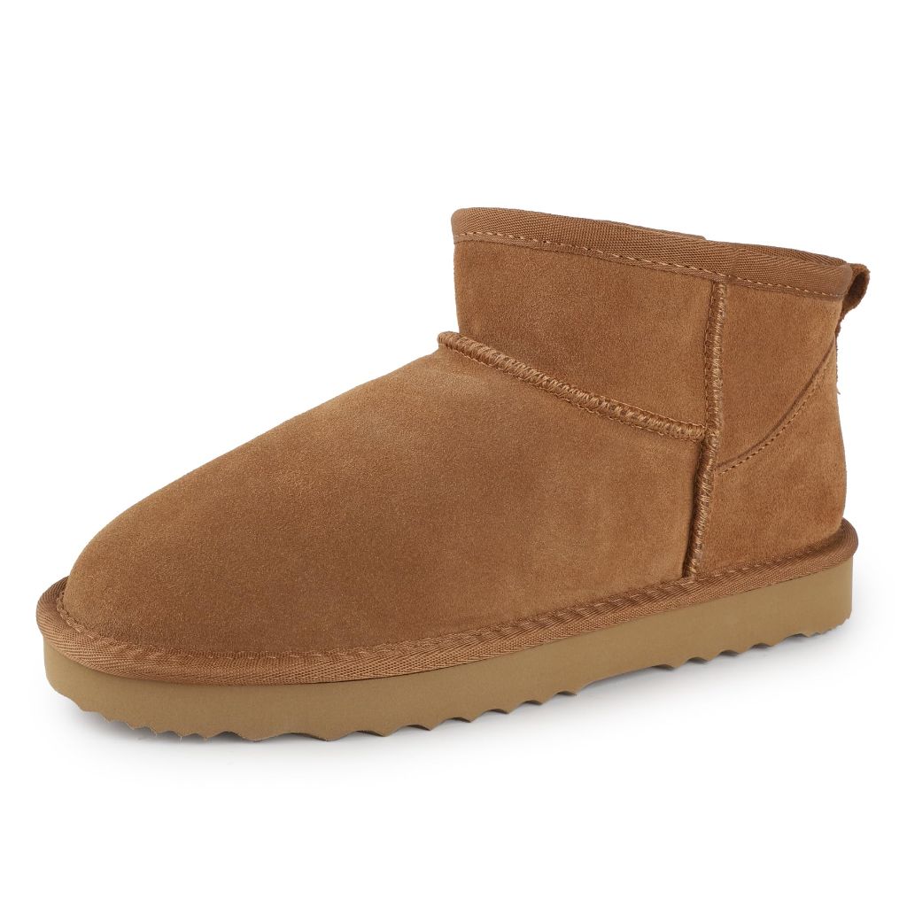 Riemot Ankle Boots for Women, Chestnut - size 11