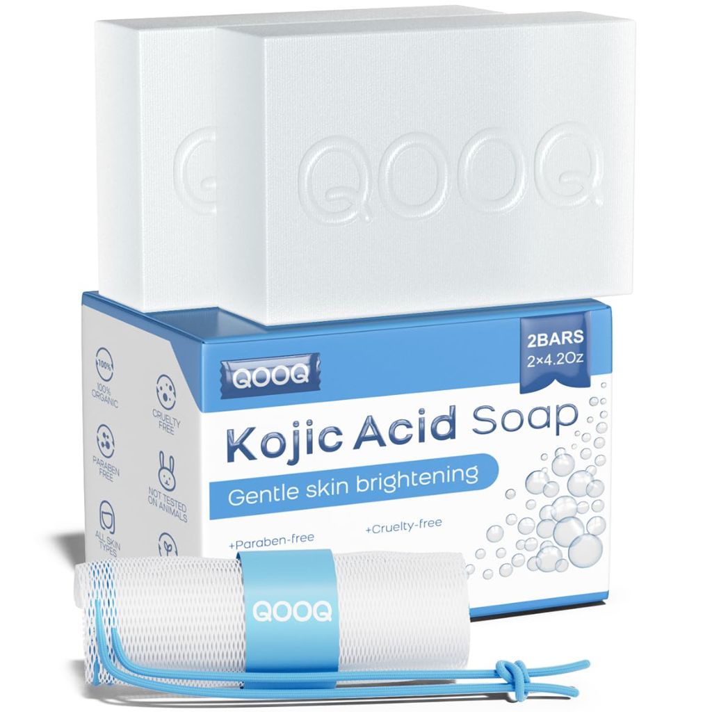 QOOQ Transparent Kojic Acid Soap, 1 Bar, 4.2 oz.