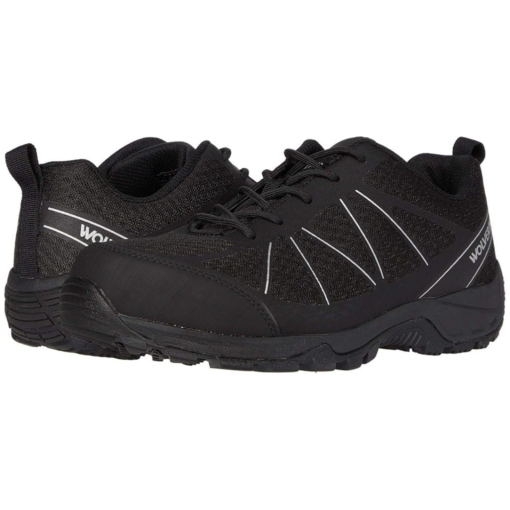Wolverine Men's Amherst II CarbonMAX Work Shoe - Black, Size 10