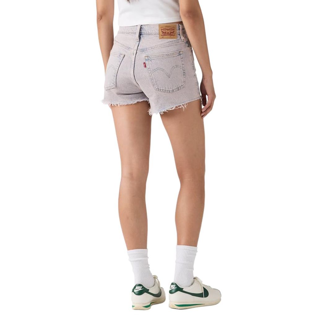 Levi's Women's 501 Original High-Rise Shorts, Rose Water (Shrink-to-fit - Stretch), 25, Standard