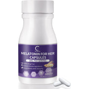 GPGP GreenPeople Melatonin 5mg Extra Strength | Adult Extra Strength Supplement, Sleep Aid with Ashwagandha,Saffron，L Theanine, Valerian Root,GABA-120 Sleeping Capsules