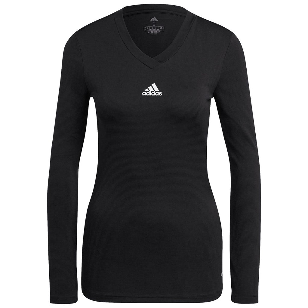 adidas Women's Team Base Long Sleeve T-Shirt - Black, XS