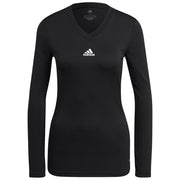 adidas Women's Team Base Long Sleeve T-Shirt - Black, XS