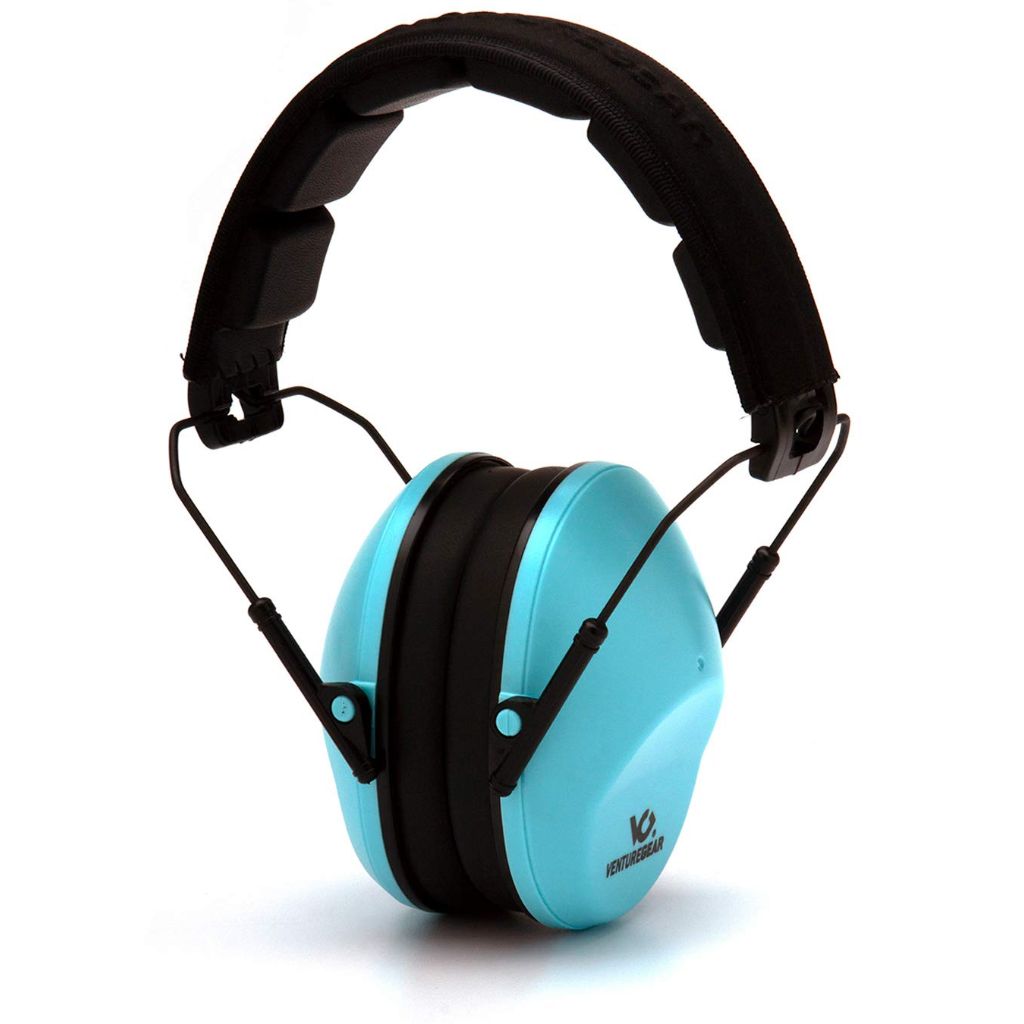 Venture Gear VG90 Series Hearing Protection Earmuff, Powder Blue, VG Clamshell