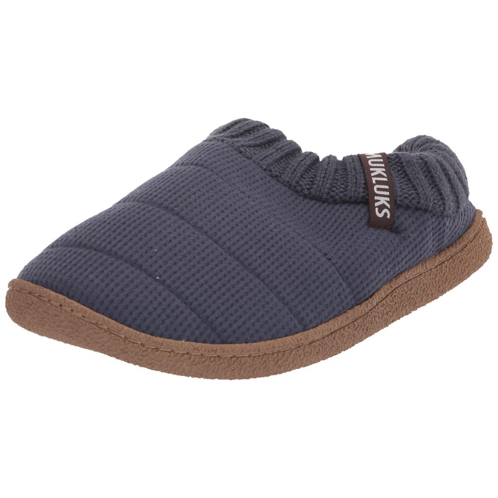 MUK LUKS Men's Matteo Slippers, Twilight, M (10-11)