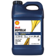 Shell Rotella T6 Full Synthetic 5W-40 Diesel Engine Oil  2.5 Gallon