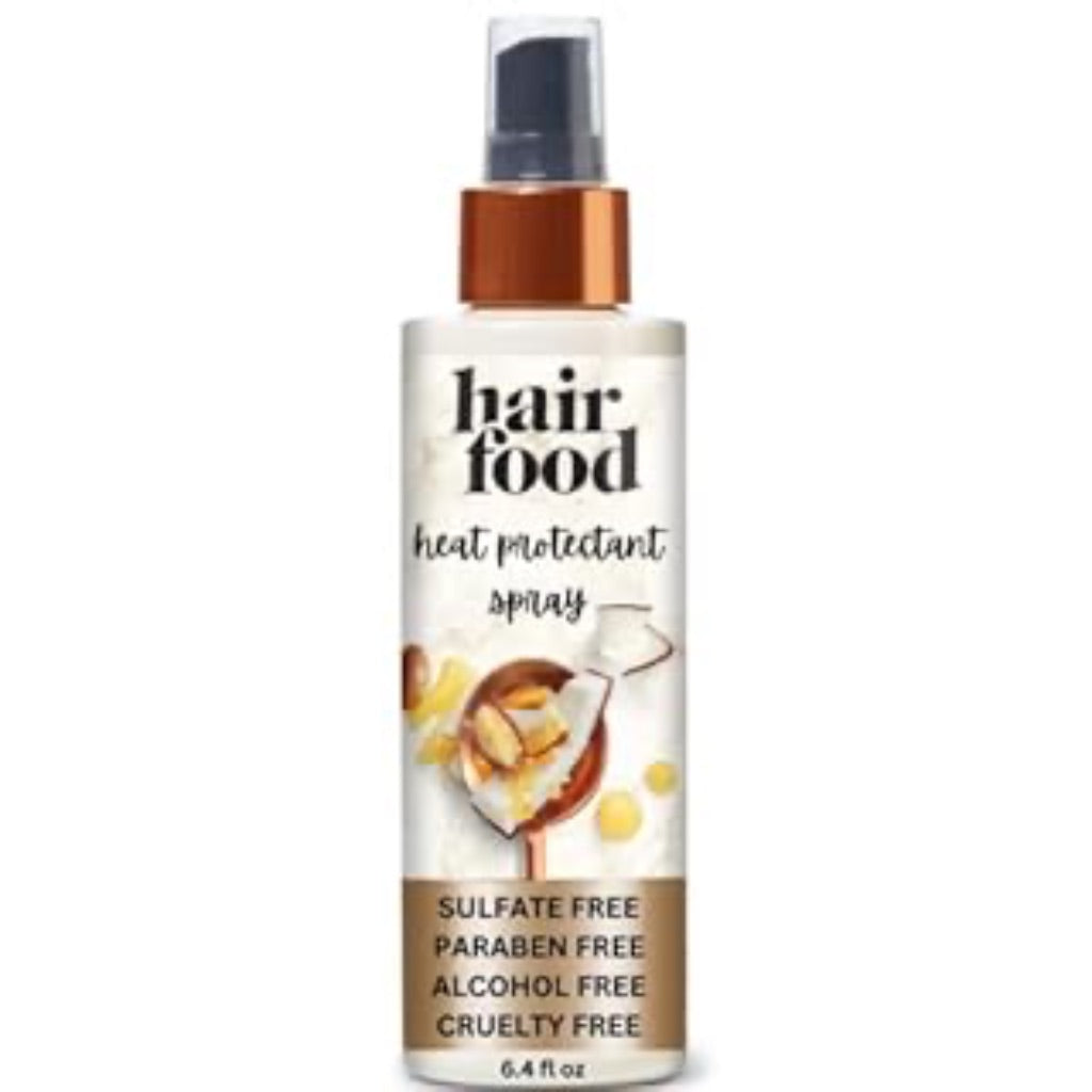 Hair Food Coconut & Argan Oil Heat Protectant Spray Blend  6.4 fl oz | Heat Shield Protector