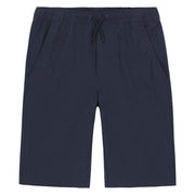 Nautica Boys' School Uniform Pull-On Jogger Short, Lowell Navy, 18 Husky