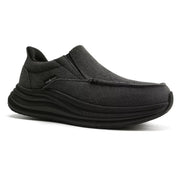 OrthoComfoot Men's Orthopedic High Arch Walking Shoes - Black, Size 9.5