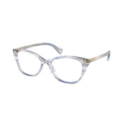 Ralph by Ralph Lauren RA7146 6036 Eyewear Frames - Transparent Striped Blue, 53/17/145