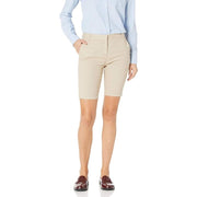 IZOD Junior's Uniform Skinny Bermuda Stretch Twill Short - Size 7