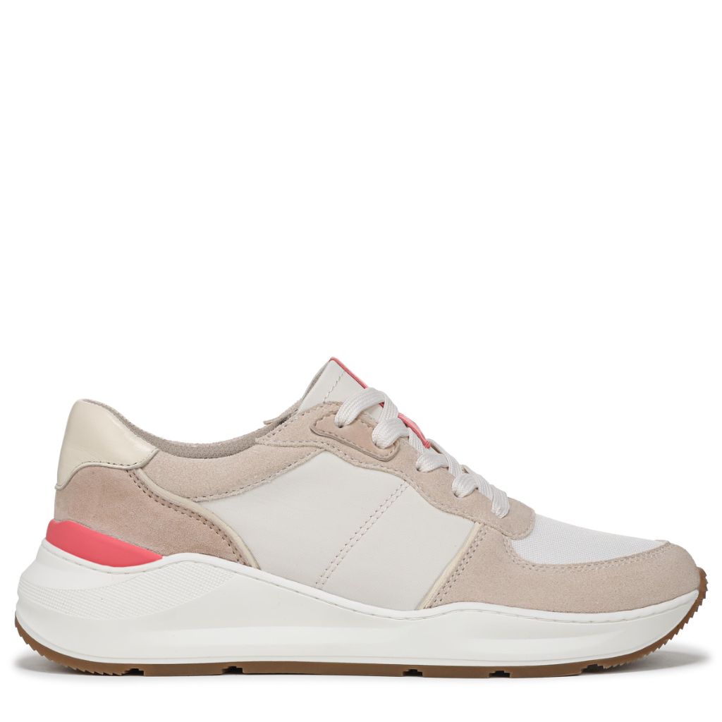 Naturalizer Womens Blossom Sneaker White/Porcelain Multi - size 8.5