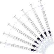 1ml Luer Lock Syringe, Syringes Without Needle, Disposable Syringe Individually Wrapped(12)