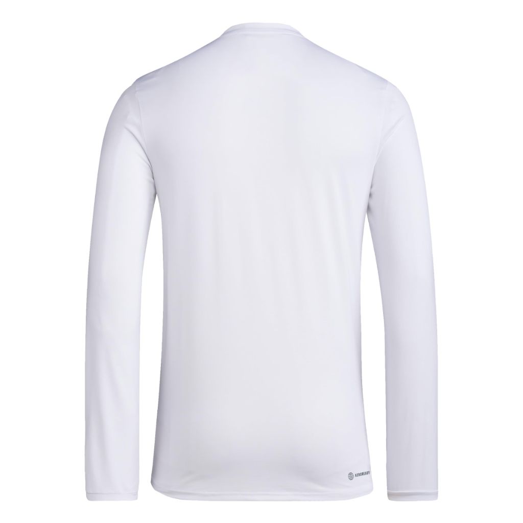 adidas Men's Jersey Hook Long Sleeve Pre-Game Jersey - Charlotte FC, White (XS)