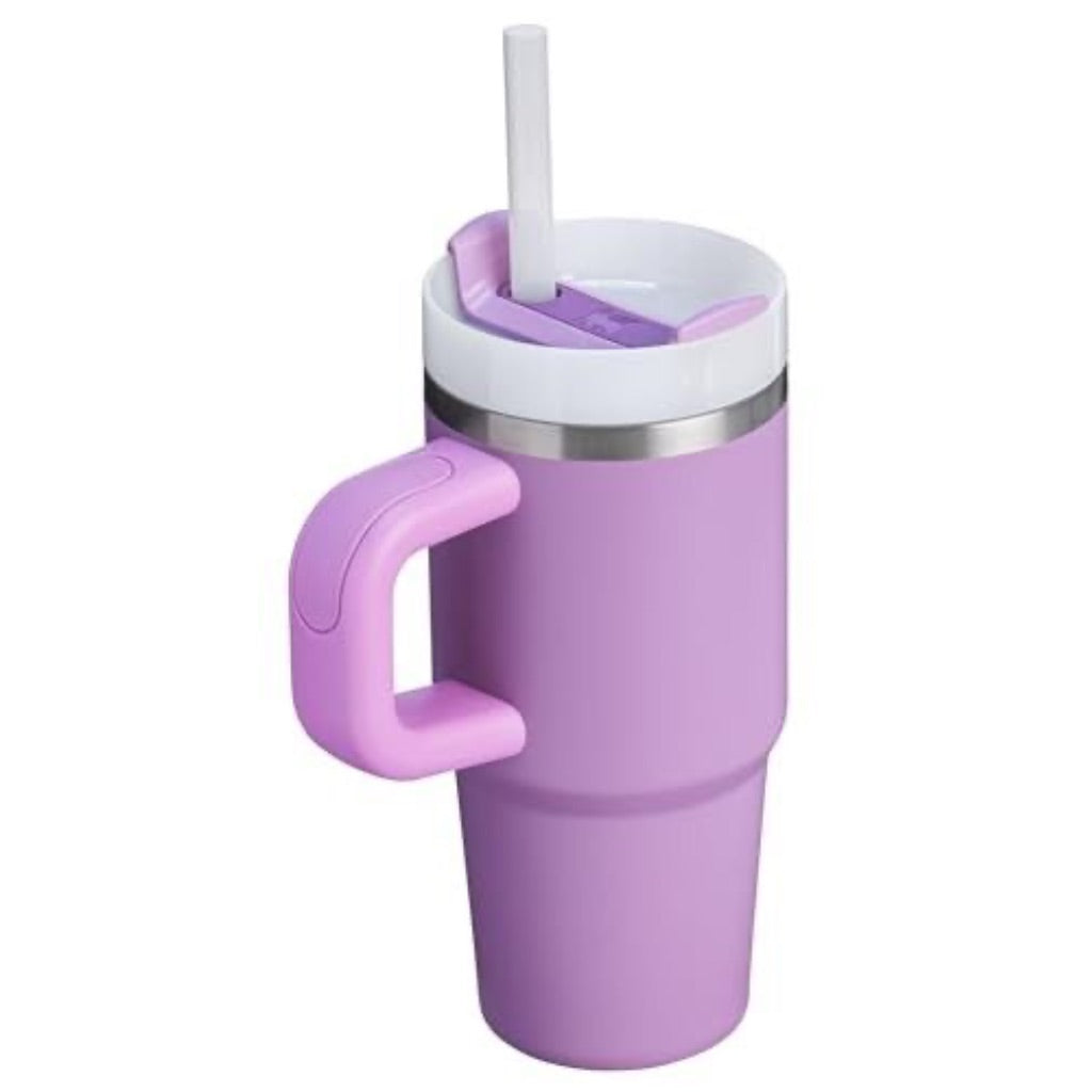 Stanley Quencher H2.0 Tumbler with Handle and Straw 14 Oz | Flowstate 3-Position Lid | Cup Holder Compatible for Travel | Insulated Stainless Steel Cu