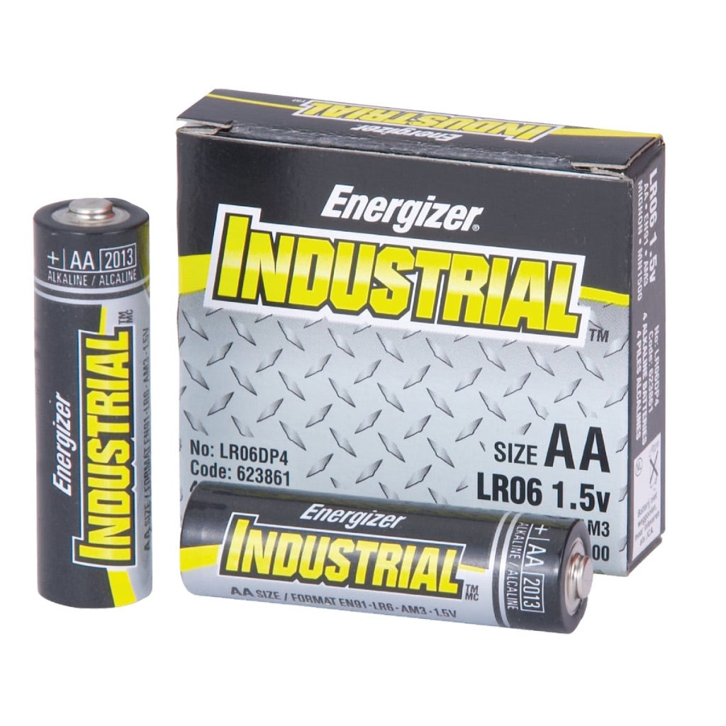 Energizer Industrial Alkaline Batteries - AA - 6 Pack