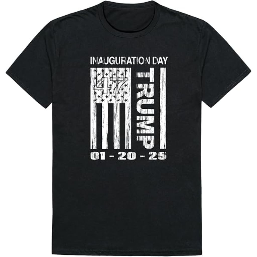 Rapiddominance Distressed Campaign T-Shirt Trump 1  - Black, XL