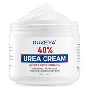 OUKEYA Urea Cream 40 Percent for Feet, Maximum Strength Moisturizer, 5.29 oz