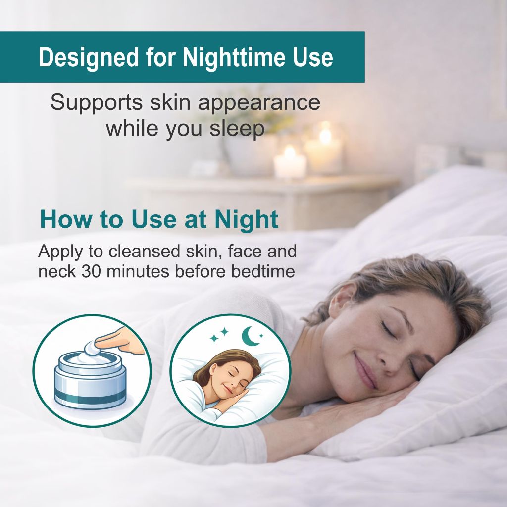 SUN COAST SCIENCES - Total Night Cream, Night Face Cream for All Skin Types - 1 fl oz