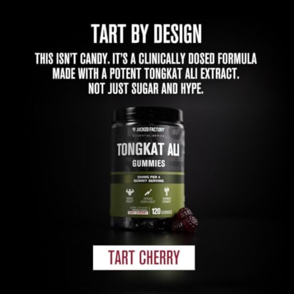 Jacked Factory Tongkat Ali Gummies - tart cherry