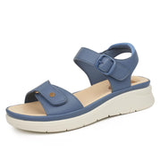 ORTOREX Women Massage Sandals Orthopedic Walking Sandals (8,Navy)