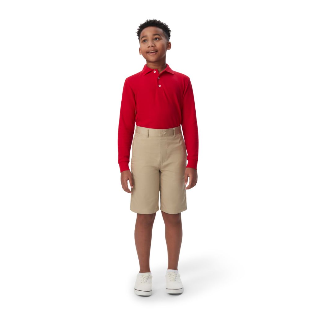 SZ 10H, French Toast Boys' Pull-On Twill Chino Shorts, Khaki
