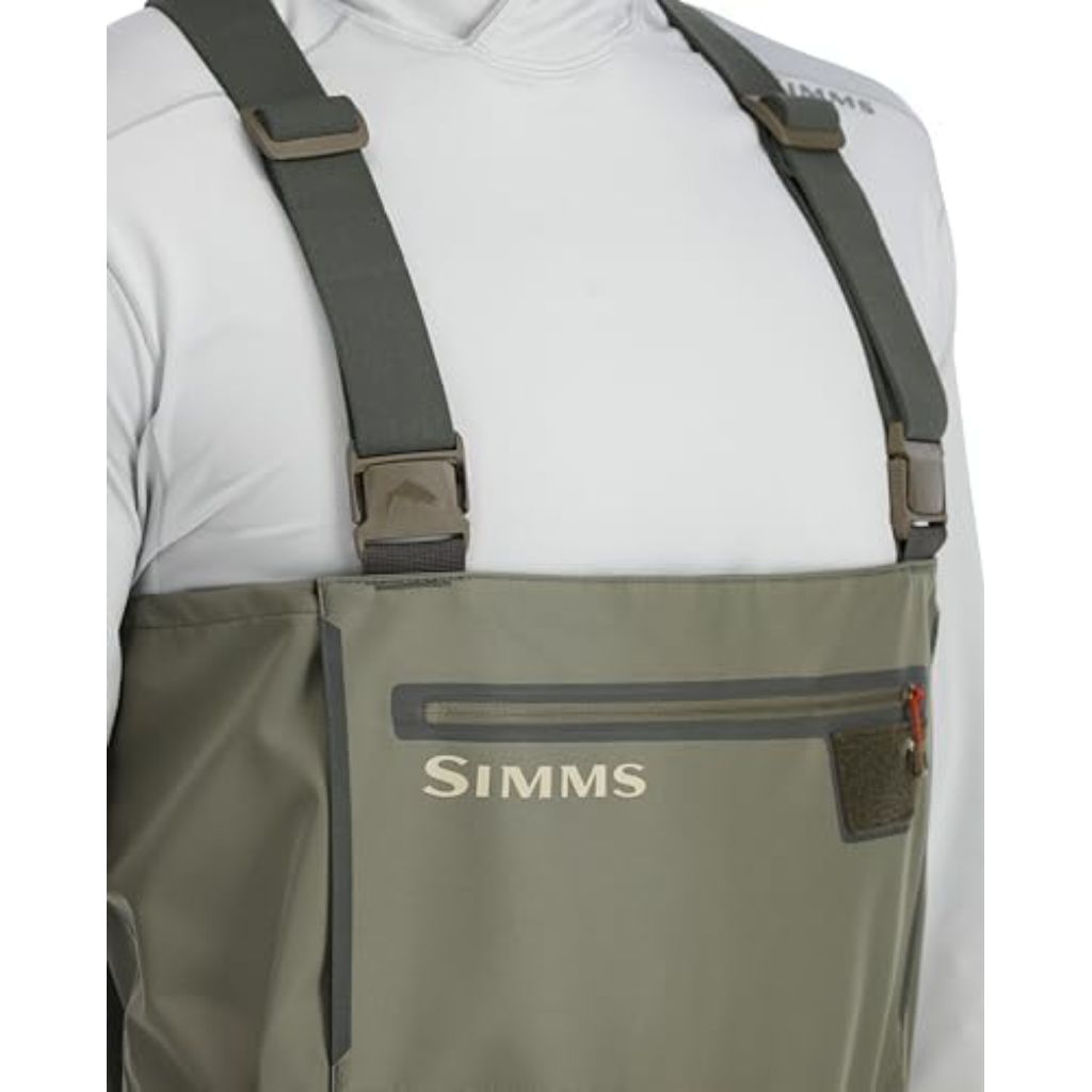 Simms Men's Tributary Stockingfoot Waders - Basalt, Size Large (9-11 Short)