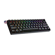 Ranked N60 Nova 60% Form Factor | Hot Swappable Mechanical Gaming Keyboard | 61 Keys Multi Color RGB LED Backlit for PC/Mac Gamer (Black, Gateron Pro