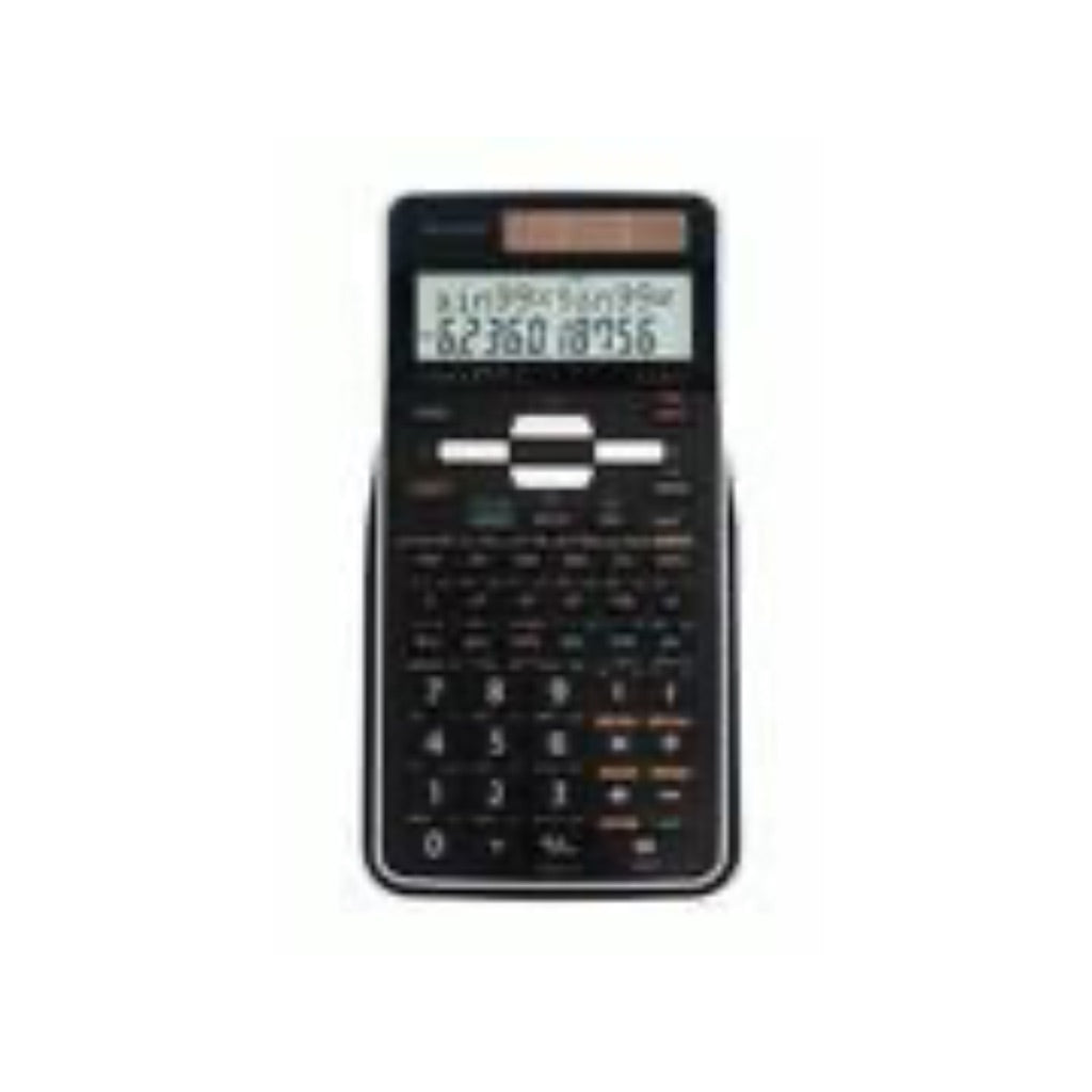 Sharp EL-506TSBBW 12-Digit Advanced Scientific Calculator, Black/White