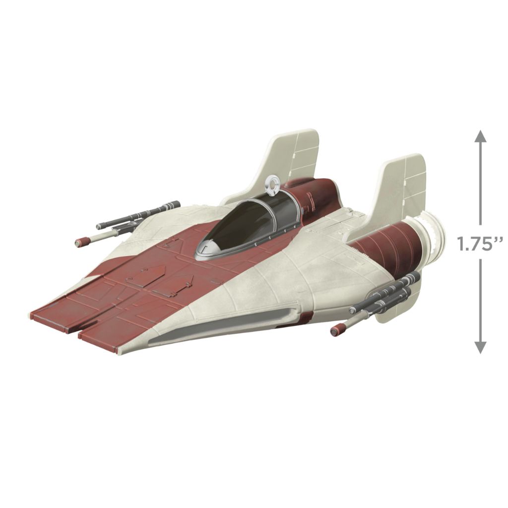 Hallmark Keepsake Christmas Ornament, Star Wars: Return of the Jedi A-Wing Fighter, Gifts for Star Wars Fans