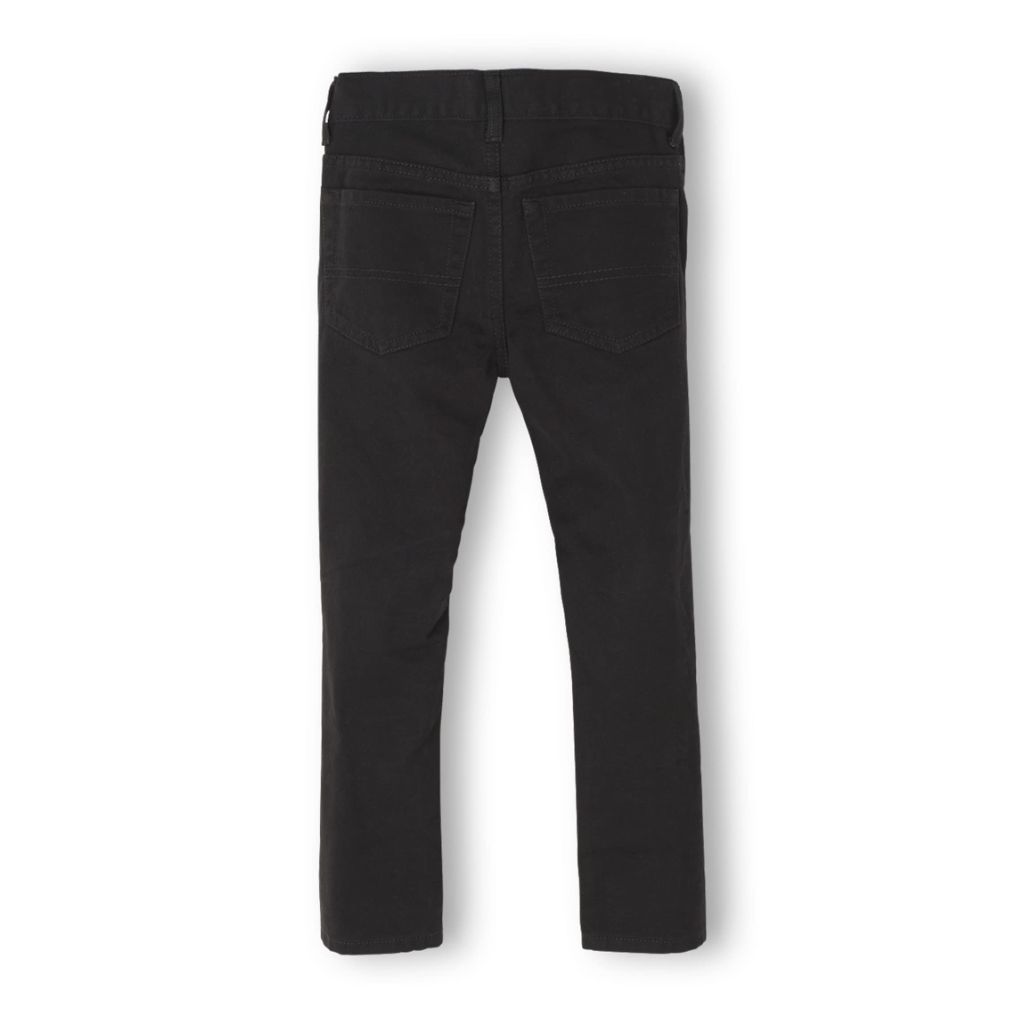 The Children's Place boys Stretch Skinny Jeans, Black Wash,  Size 4, Husky