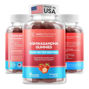 Inner Brightness Ashwagandha Gummies for Women, 3000mg, Strawberry – 60ct