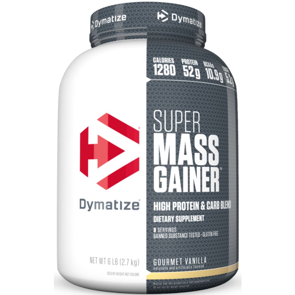 Dymatize Super Mass Gainer Protein Powder, Gourmet Vanilla, 6lb