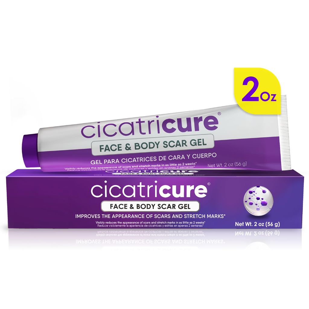 Cicatricure Advanced Scar Gel for Face & Body, Acne Scar Treatment, 2 oz (56g)