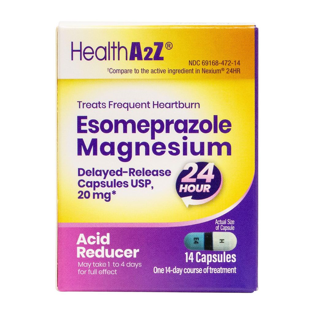 HealthA2Z® Esomeprazole Magnesium 20mg | 14 Counts