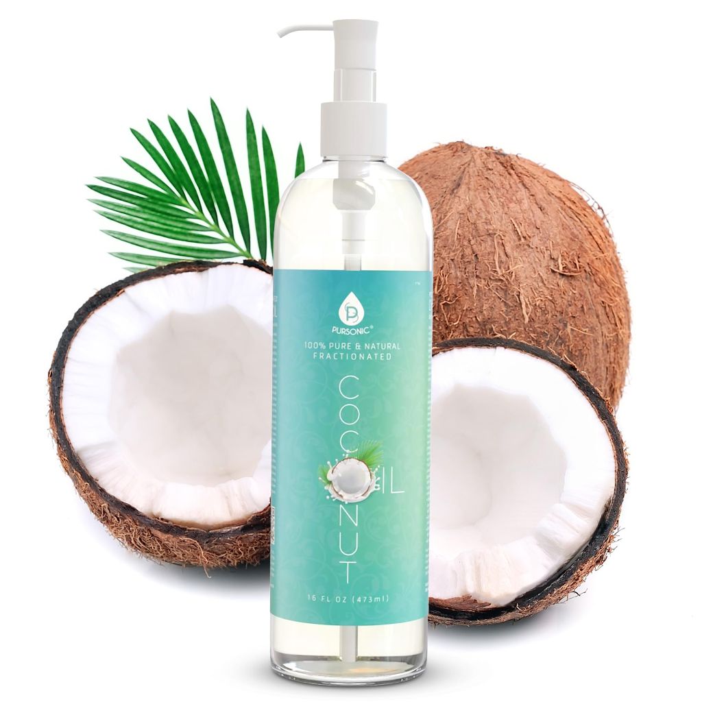 Pursonic Pure Unscented Fractionated Coconut Oil - 16 Oz