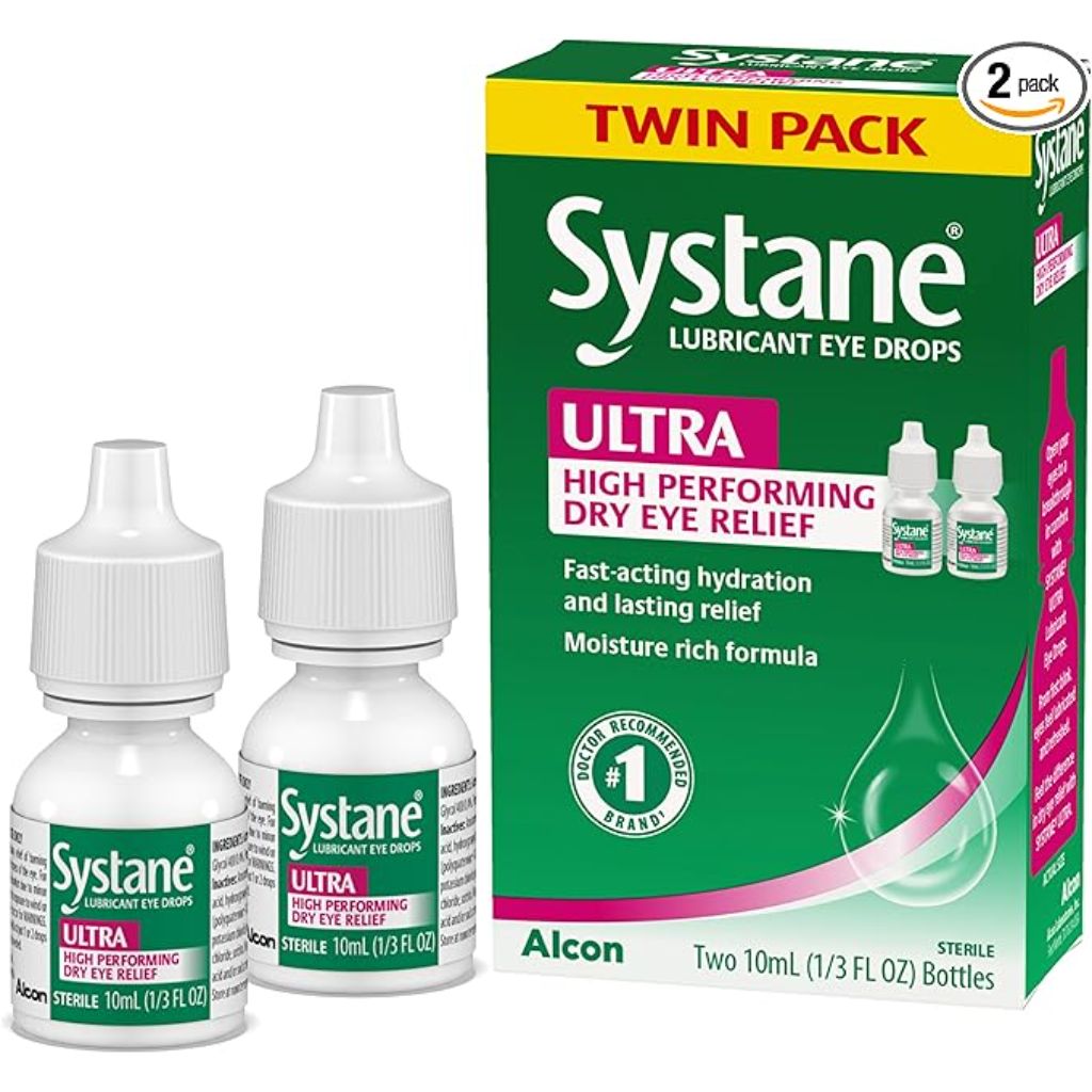 Systane Ultra Lubricant Dry Eye Drops - Twin Pack - 0.66 Fl Oz
