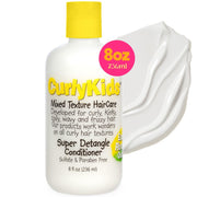 CurlyKids Super Hair Detangler Conditioner | Kids Hair Conditioner for Curly, Kinky & Wavy Hair - 8oz