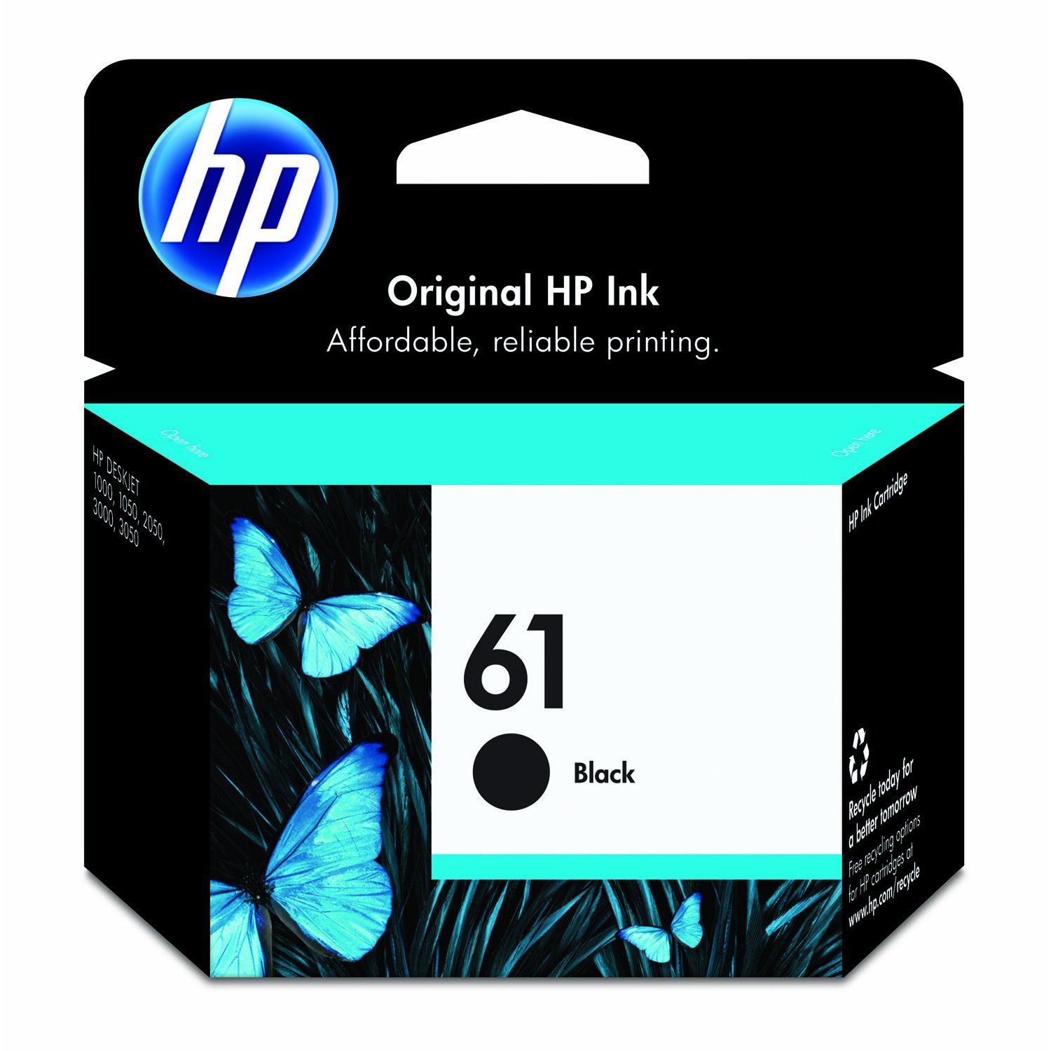 HP 61 Standard Yield Ink Cartridge - Black (CH561WN)