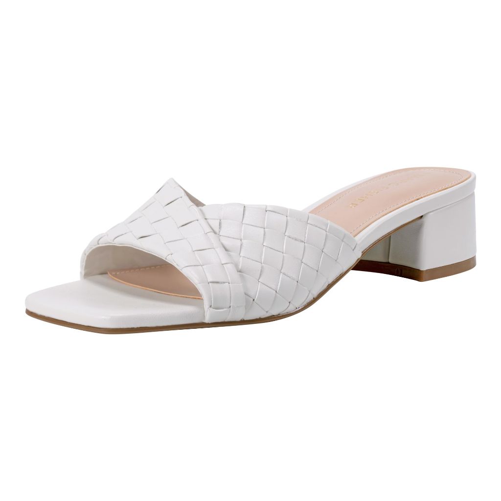 Marc Fisher Women's Coven Heeled Sandal, Ivory 150, 9