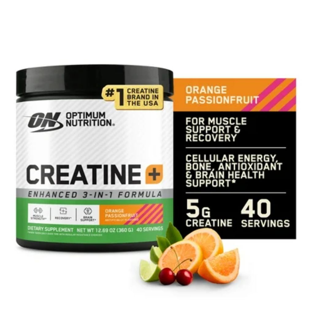 Optimum Nutrition Creatine Monohydrate Plus Powder Orange Passionfruit - 40 Servings