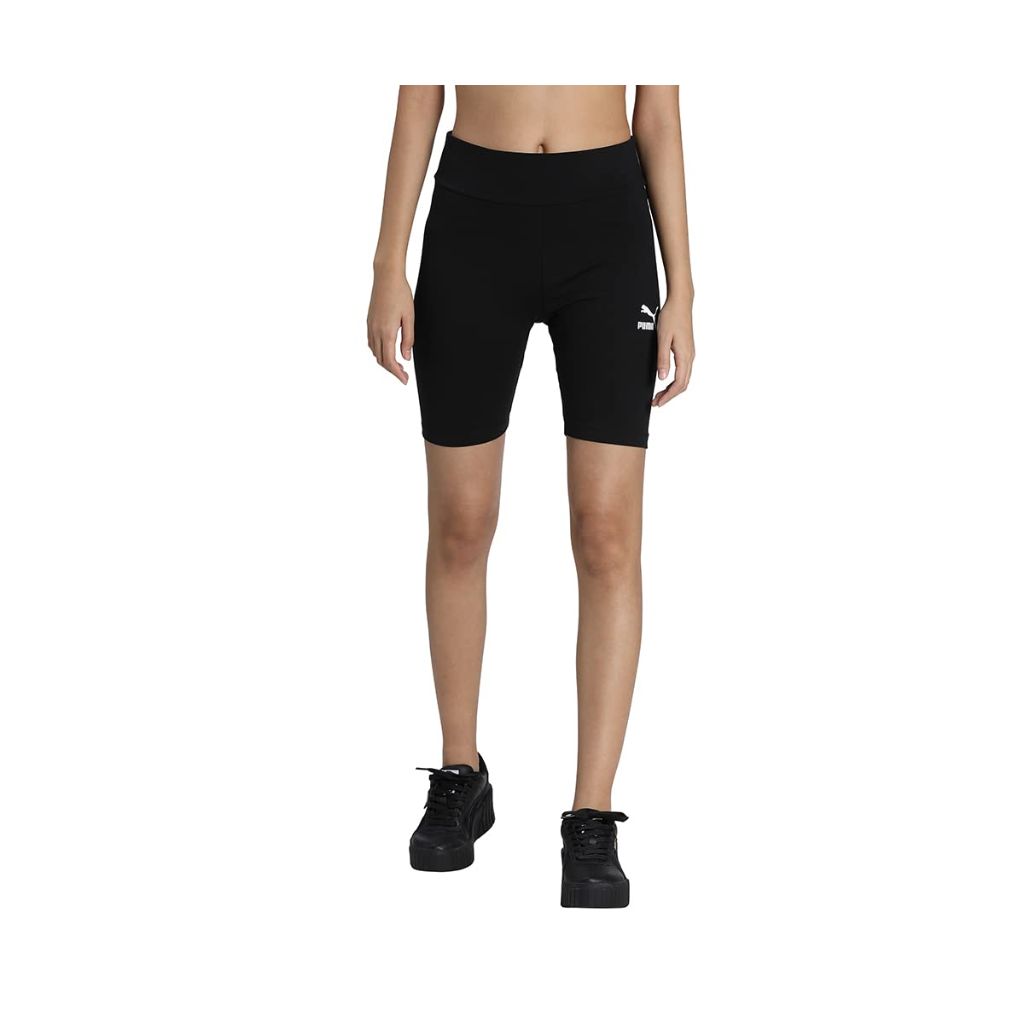 SZ 2XL, PUMA Women's Classics 7" Short Tights, Olive Green