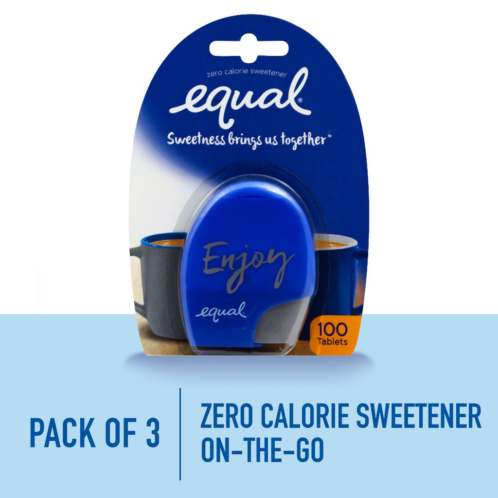 Equal, Zero Calorie Sweetener, Original, 100 Tablets