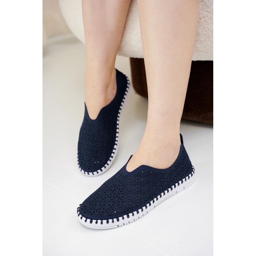 SZ 9, Project Cloud Womens Shoes - with Memory Foam Insole - (Rose, Navy)