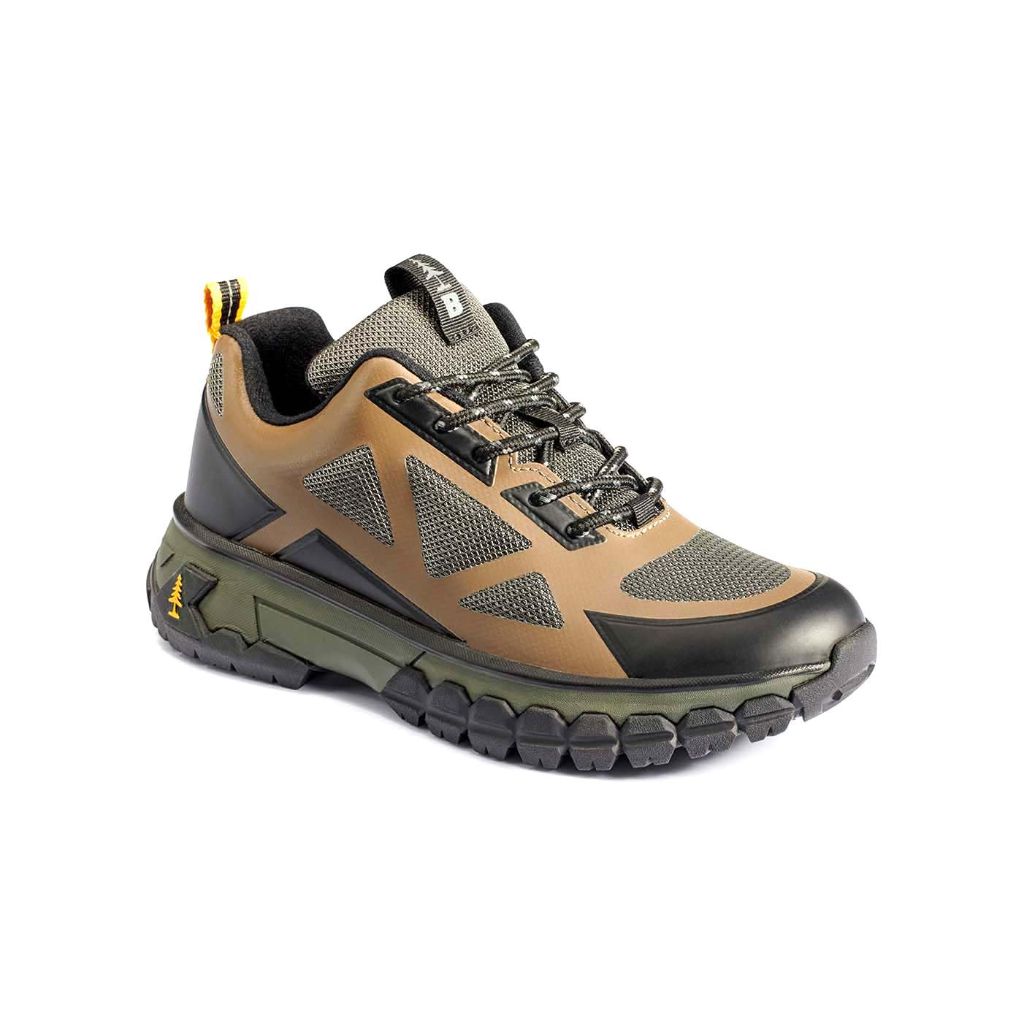 BASS OUTDOOR Womens Low Top Lace Up Cushioned Insole Water Resistant Boot, Taupe - size 9.5