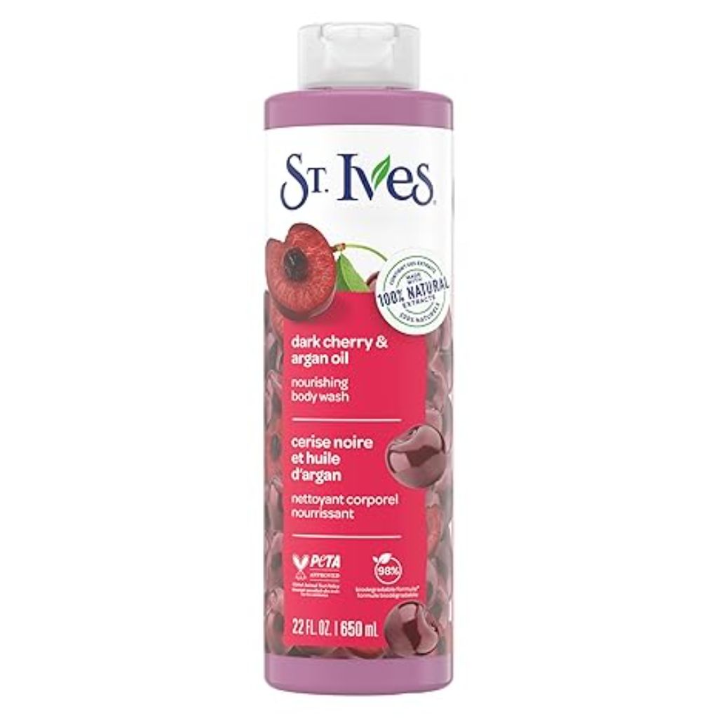 St. Ives Dark Cherry & Argan Oil Body Wash - 22 fl. oz.